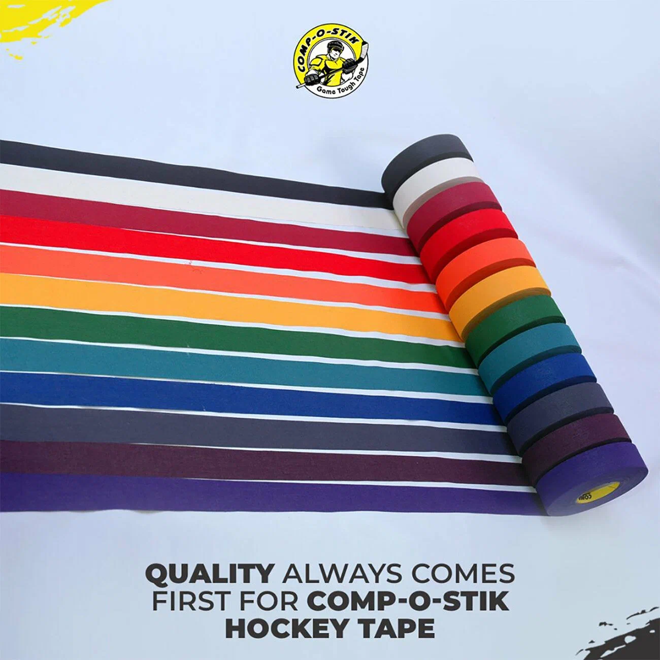 Цветная лента для клюшки Comp-o-stik (30мм*12м)