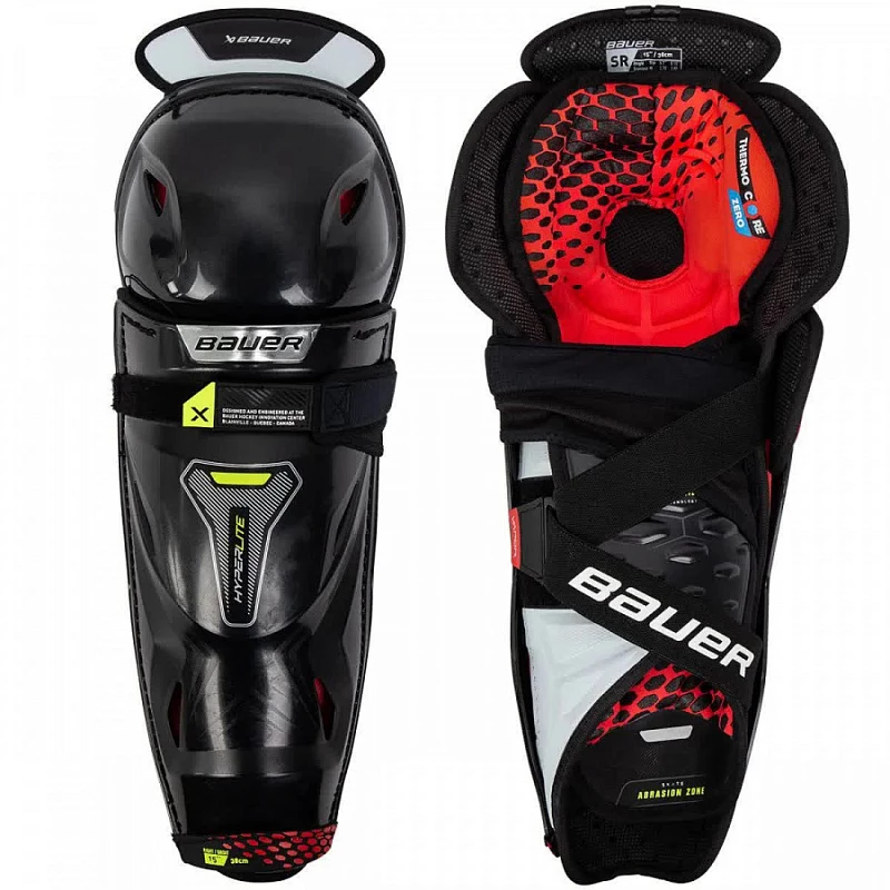 Щитки игрока Bauer S22 VAPOR HYPERLITE SHIN GUARD - SR