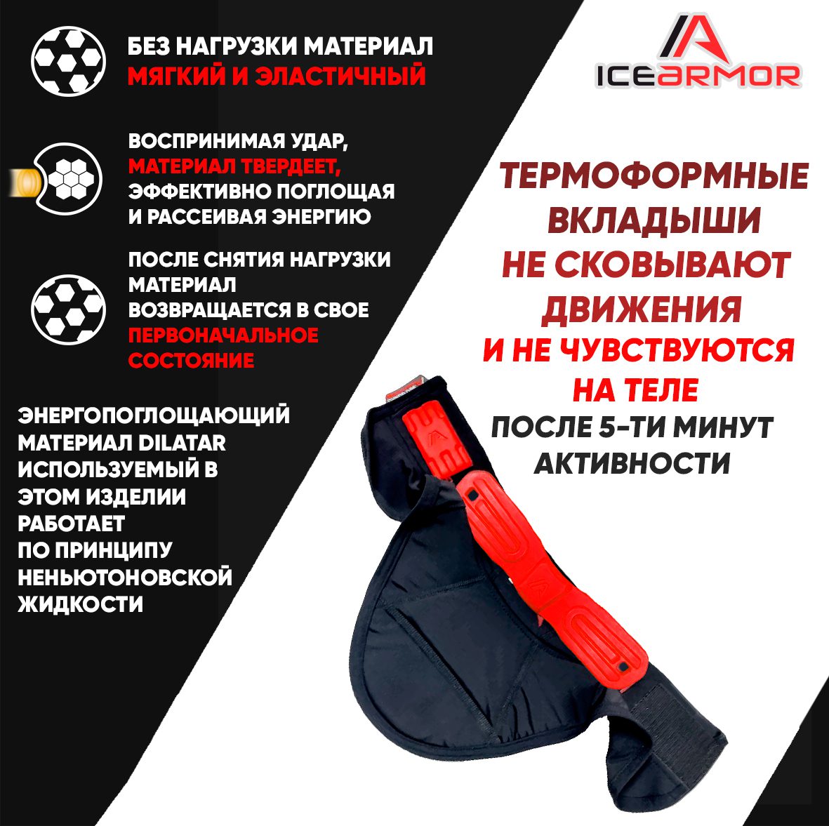 Защита шеи вратаря ICE ARMOR