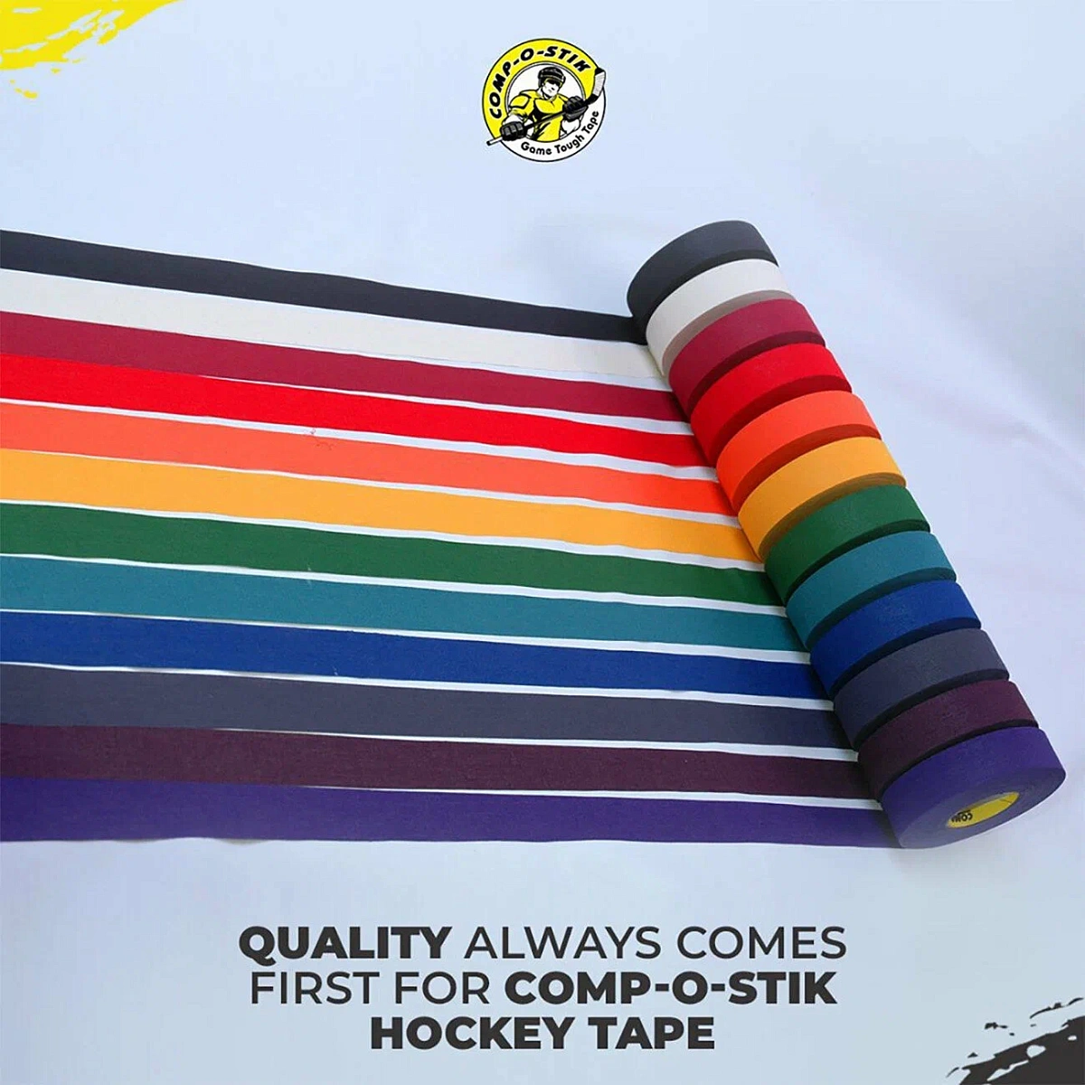 Цветная лента для клюшки Comp-o-stik (30мм*12м)