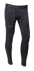 Брюки компрессионные с раковиной GOAL PASS PRO DARK GREY - SR